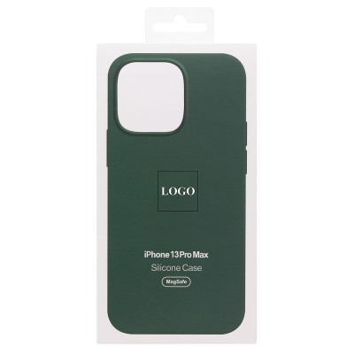 Чехол-накладка для Apple iPhone 13 Pro Max (клевер) ORG Silicone Case SafeMag с анимацией