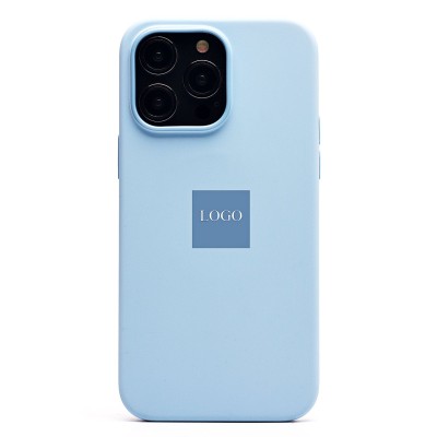 Чехол-накладка для Apple iPhone 14 Pro Max (небесно-голубой) ORG Silicone Case SafeMag с анимацией Чехол-накладка для Apple iPhone 14 Pro Max (небесно-голубой) ORG Silicone Case SafeMag с анимацией