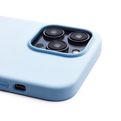 Чехол-накладка для Apple iPhone 14 Pro Max (небесно-голубой) ORG Silicone Case SafeMag с анимацией Чехол-накладка для Apple iPhone 14 Pro Max (небесно-голубой) ORG Silicone Case SafeMag с анимацией