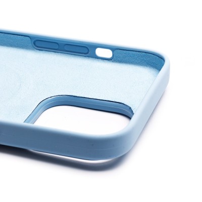 Чехол-накладка для Apple iPhone 14 Pro Max (небесно-голубой) ORG Silicone Case SafeMag с анимацией Чехол-накладка для Apple iPhone 14 Pro Max (небесно-голубой) ORG Silicone Case SafeMag с анимацией