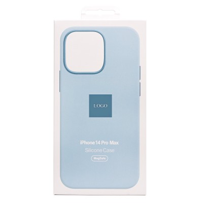 Чехол-накладка для Apple iPhone 14 Pro Max (небесно-голубой) ORG Silicone Case SafeMag с анимацией Чехол-накладка для Apple iPhone 14 Pro Max (небесно-голубой) ORG Silicone Case SafeMag с анимацией