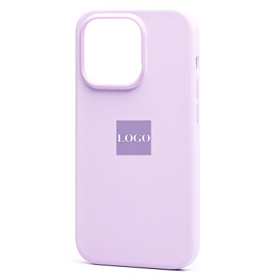 Чехол-накладка для Apple iPhone 14 Pro (лиловый) ORG Silicone Case SafeMag с анимацией