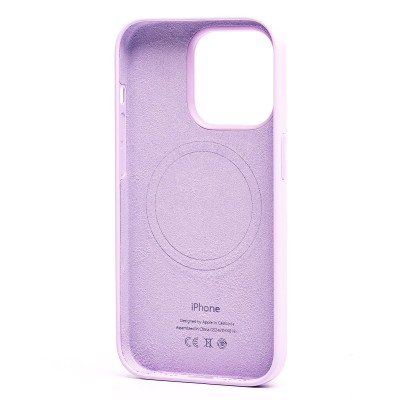 Чехол-накладка для Apple iPhone 14 Pro (лиловый) ORG Silicone Case SafeMag с анимацией