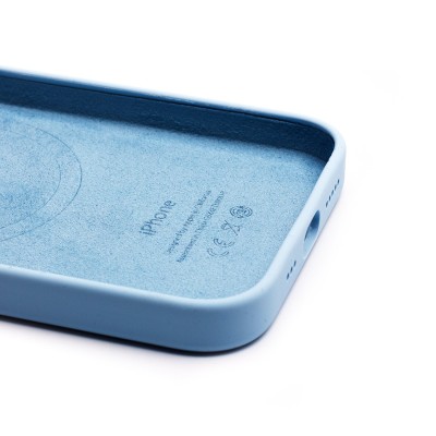 Чехол-накладка для Apple iPhone 14 (небесно-голубой) ORG Silicone Case SafeMag с анимацией Чехол-накладка для Apple iPhone 14 (небесно-голубой) ORG Silicone Case SafeMag с анимацией