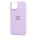 Чехол-накладка для Apple iPhone 14 (лиловый) ORG Silicone Case SafeMag с анимацией