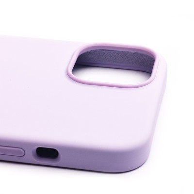 Чехол-накладка для Apple iPhone 14 (лиловый) ORG Silicone Case SafeMag с анимацией