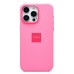 Чехол-накладка для Apple iPhone 15 Pro Max (розовый) ORG Silicone Case SafeMag с анимацией
