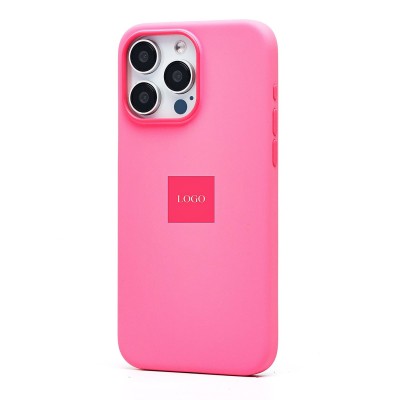 Чехол-накладка для Apple iPhone 15 Pro Max (розовый) ORG Silicone Case SafeMag с анимацией Чехол-накладка для Apple iPhone 15 Pro Max (розовый) ORG Silicone Case SafeMag с анимацией