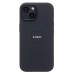 Чехол-накладка для Apple iPhone 15 (черный) ORG Silicone Case SafeMag с анимацией