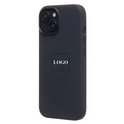 Чехол-накладка для Apple iPhone 15 (черный) ORG Silicone Case SafeMag с анимацией