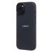 Чехол-накладка для Apple iPhone 15 (черный) ORG Silicone Case SafeMag с анимацией