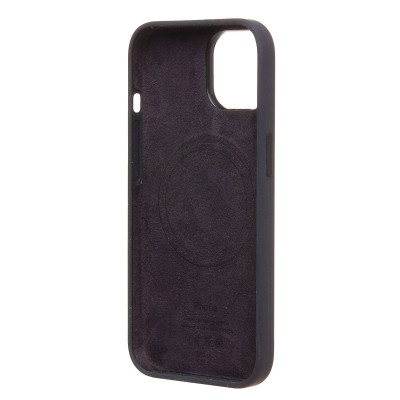 Чехол-накладка для Apple iPhone 15 (черный) ORG Silicone Case SafeMag с анимацией