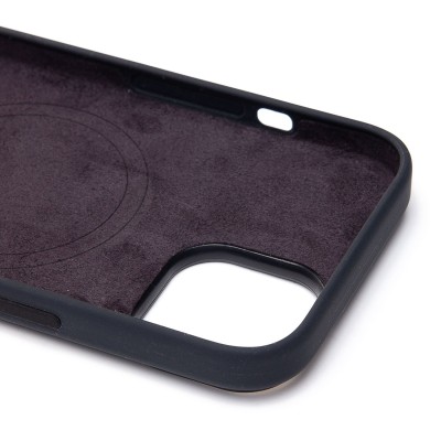 Чехол-накладка для Apple iPhone 15 (черный) ORG Silicone Case SafeMag с анимацией