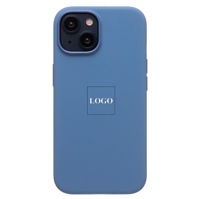 Чехол-накладка для Apple iPhone 15 (морозно-голубой) ORG Silicone Case SafeMag с анимацией