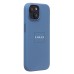 Чехол-накладка для Apple iPhone 15 (морозно-голубой) ORG Silicone Case SafeMag с анимацией
