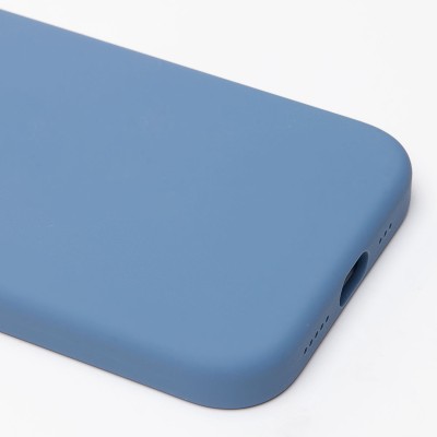 Чехол-накладка для Apple iPhone 15 (морозно-голубой) ORG Silicone Case SafeMag с анимацией