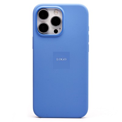 Чехол-накладка для Apple iPhone 16 Pro Max (фиолетово-голубой) ORG Silicone Case SafeMag с анимацией