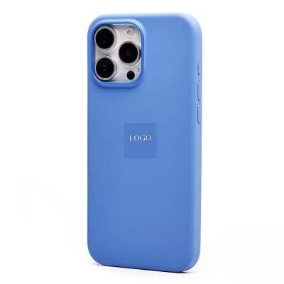 Чехол-накладка для Apple iPhone 16 Pro Max (фиолетово-голубой) ORG Silicone Case SafeMag с анимацией