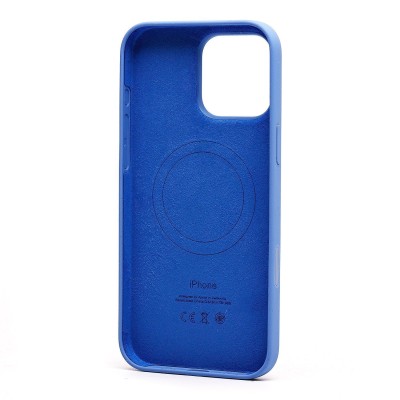Чехол-накладка для Apple iPhone 16 Pro Max (фиолетово-голубой) ORG Silicone Case SafeMag с анимацией