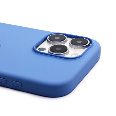 Чехол-накладка для Apple iPhone 16 Pro Max (фиолетово-голубой) ORG Silicone Case SafeMag с анимацией