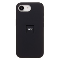 Чехол-накладка для Apple iPhone 16e (черный) ORG Silicone Case SafeMag с анимацией
