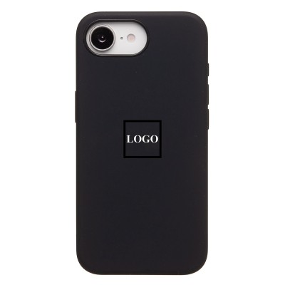 Чехол-накладка для Apple iPhone 16e (черный) ORG Silicone Case SafeMag с анимацией