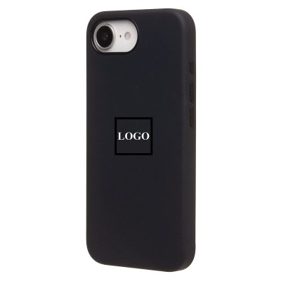 Чехол-накладка для Apple iPhone 16e (черный) ORG Silicone Case SafeMag с анимацией