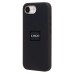 Чехол-накладка для Apple iPhone 16e (черный) ORG Silicone Case SafeMag с анимацией