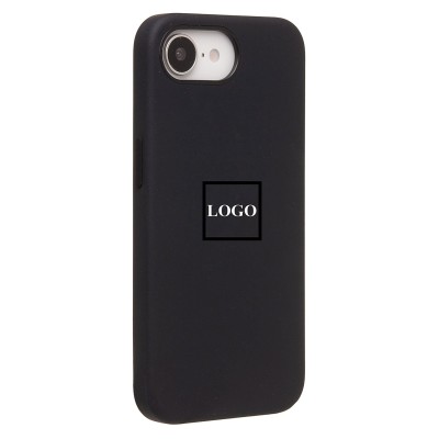 Чехол-накладка для Apple iPhone 16e (черный) ORG Silicone Case SafeMag с анимацией