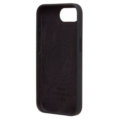 Чехол-накладка для Apple iPhone 16e (черный) ORG Silicone Case SafeMag с анимацией