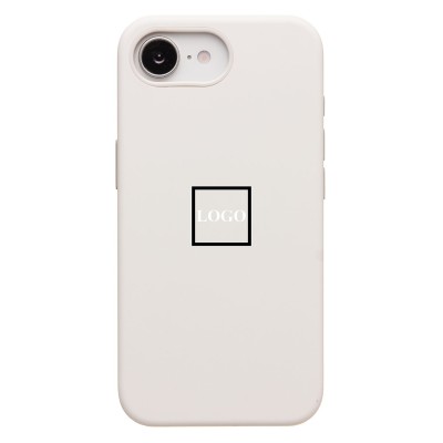 Чехол-накладка для Apple iPhone 16e (белый) ORG Silicone Case SafeMag с анимацией