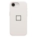 Чехол-накладка для Apple iPhone 16e (белый) ORG Silicone Case SafeMag с анимацией