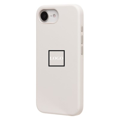 Чехол-накладка для Apple iPhone 16e (белый) ORG Silicone Case SafeMag с анимацией