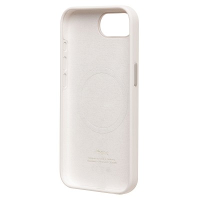 Чехол-накладка для Apple iPhone 16e (белый) ORG Silicone Case SafeMag с анимацией