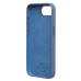 Чехол-накладка для Apple iPhone 16e (морозно-голубой) ORG Silicone Case SafeMag с анимацией