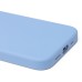 Чехол-накладка для Apple iPhone 16e (морозно-голубой) ORG Silicone Case SafeMag с анимацией