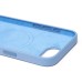 Чехол-накладка для Apple iPhone 16e (морозно-голубой) ORG Silicone Case SafeMag с анимацией