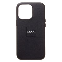 Чехол-накладка для Apple iPhone 13 Pro (черный) ORG SM002 экокожа SafeMag