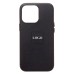 Чехол-накладка для Apple iPhone 13 Pro (черный) ORG SM002 экокожа SafeMag