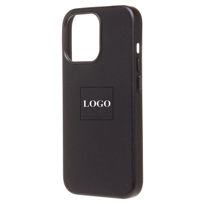 Чехол-накладка для Apple iPhone 13 Pro (черный) ORG SM002 экокожа SafeMag