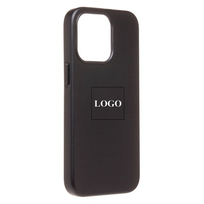 Чехол-накладка для Apple iPhone 13 Pro (черный) ORG SM002 экокожа SafeMag