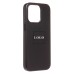Чехол-накладка для Apple iPhone 13 Pro (черный) ORG SM002 экокожа SafeMag