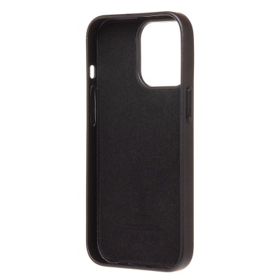 Чехол-накладка для Apple iPhone 13 Pro (черный) ORG SM002 экокожа SafeMag