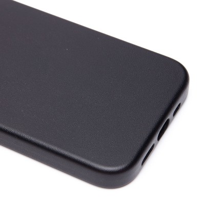 Чехол-накладка для Apple iPhone 13 Pro (черный) ORG SM002 экокожа SafeMag