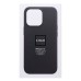 Чехол-накладка для Apple iPhone 14 (черный) ORG SM002 экокожа SafeMag