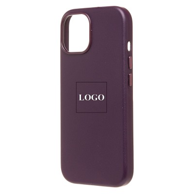 Чехол-накладка для Apple iPhone 15 (шелковица) ORG SM002 экокожа SafeMag