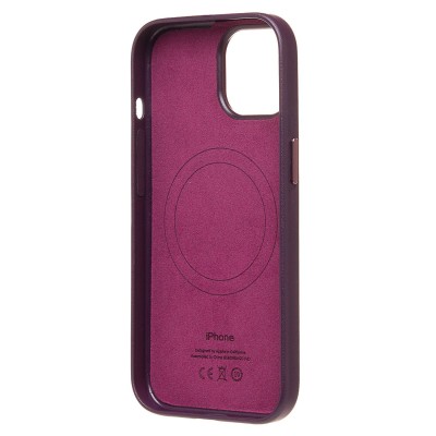 Чехол-накладка для Apple iPhone 15 (шелковица) ORG SM002 экокожа SafeMag