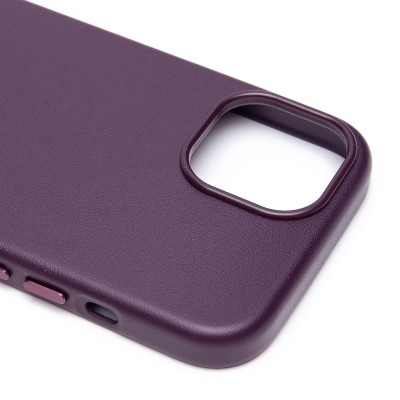 Чехол-накладка для Apple iPhone 15 (шелковица) ORG SM002 экокожа SafeMag