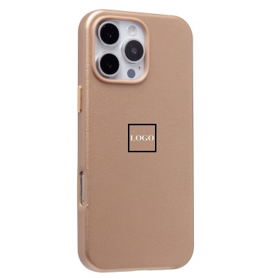 Чехол-накладка для Apple iPhone 16 Pro Max (золото пустыни) ORG SM002 экокожа SafeMag