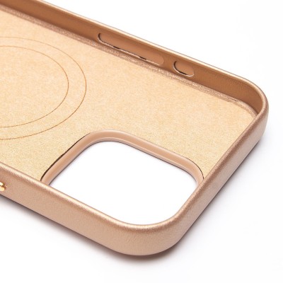 Чехол-накладка для Apple iPhone 16 Pro Max (золото пустыни) ORG SM002 экокожа SafeMag